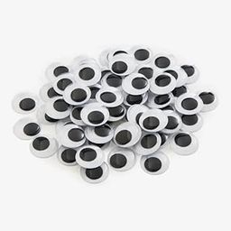 MOREL 150 PCS 6MM Round Googly Eyes Wiggle Eye, for USE in Craft Making Googly Eye Stuffed, Soft Toys, Dolls,DIY, Black and White Craft Decoration.-image-27
