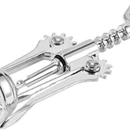 All in One Wine Cork Screw Bottle Opener - Wine Opener, Wing Corkscrew Wine Bottle Opener with Multifunctional Bottles Opener (Silver)-31