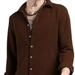 Men's Cotton Regular Fit Startan Plaid Shirt For Casual Wear | Spread Collar | Long Sleeve | Button Closure | Shirt Crafted With Comfort Fit For Everyday Wear-image-28