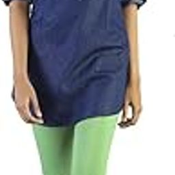 Tailored Cut & Classic Fit Super Stretchable Lawn Green Coloured Cotton Elastane Fabric Churidar Leggings for Women-image-68