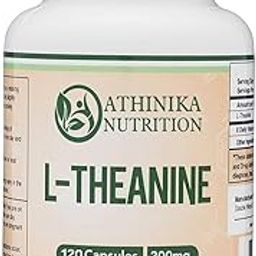 L-Theanine Supplement 200mg, 120 Capsules (Soy Free, Gluten Free, Non-GMO, Third Party Tested) Synergy with Magnesium L-Threonate and Apigenin-image-25