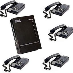Navkar Systems EPABX 108 Intercom System with 5X Beetel Set-11