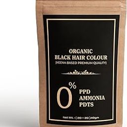 Organic Black Hair Color | Ammonia Free (Henna Based) | Strengthens Roots & Prevents Dandruff | Natural Long-Lasting,1 Count (Black, 2) (BLACK, 2)-image-88