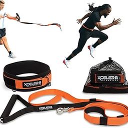 XCELER8 Athletics X-PLOSIVE Speed Training Kit | Overload Running Resistance & Release | Harness & Resistance Band, Speed and Agility Equipment: Sprint and Football, Basketball, Soccer | Youth and Adu-picture-13