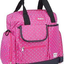 NFI essentials Diaper Bag for Mothers Newborn Baby Bag for Travel Hospital Bag for Mom Maternity Bag for Mother Multiple Pocket Water Resistant Small Baby Bag Large Size Diaper Travling Bag-94