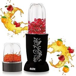 NUTRI BLENDER Grinder by Echt, NB4s 450 Watt,2 Multi purpose Jars for juices, smoothies, shakes, chutneys and dry masala; The Long Jar (500ml) & the Short Jar (300ml) 2 years warranty, Black Print-picture-28