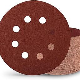 Szarint 100 PCS 120 Grit 5 Inch Sanding Discs, Hook and Loop Sandpaper for Random Orbital Sander-image-47