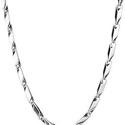 Aadishree Dazzling Solid Titanium Plated SS Chain For Men Titanium Plated Aluminum Chain-picture-14