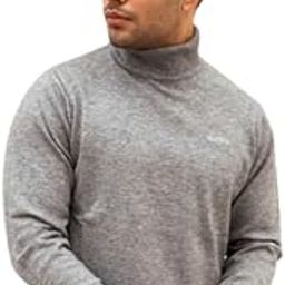"Sophisticated Midnight Grey Highneck Pullover for Effortless Elegance-image-8