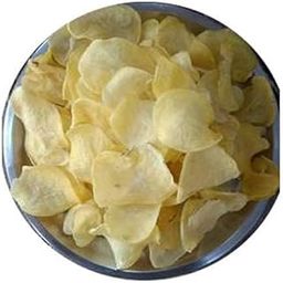 Grocery Connect Potato Chips Home Made Dry Kacchi Potato Aalu Ke Chips (Potato Wafers) (900gm)-image-81