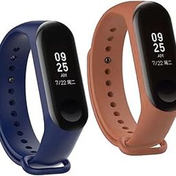 Mi Band Strap 3 & 4 Wristband Original Soft Silicone Adjustable/Replacement Straps/Belt/Band for M3 & M4 with warrenty |Device not Included||Not Compatible with Mi Band 1/2|-12