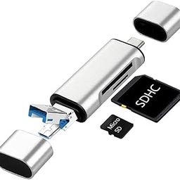 DooBuy Type C+ Micro USB+USB 3.0 in 1 OTG Card Reader USB Type-C SD/Micro CD Card Reader USB2.0 Micro USB Connecter for Digital Cameras and Mac Book Laptop Android Phones Universal-28