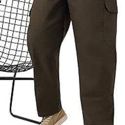 Men's Regular Fit Solid Cargo Chino Pant with 6 Pockets-image-15