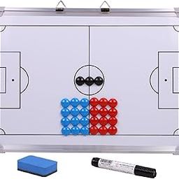 MERISHOPP®Aluminium Precision Training Football Soccer Coaches White Board|Sporting Goods | Team Sports | Soccer |Training Aids|1 X Soccer Strategy Board-picture-14