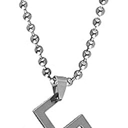 Religious Swatik Good Luck Charm Silver Stainless Steel Pendant Necklace Chain For Men And WomenLC0084-image-41