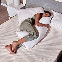 SleepyCat Microfiber Cuddle Pillow Covered with Luxe Modal Fabric for Body Support | Ideal for Side Sleepers and Expecting Mothers | Machine Washable | 50x19 inches | 2 Attractive variants-31