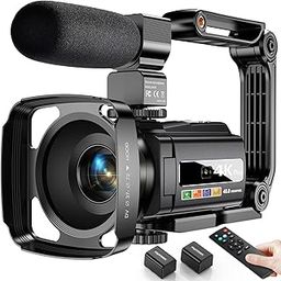 4K Video Camera Camcorder 48MP Ultra HD Video Camera Wifi Vlogging Camera for YouTube 16X Digital Video Camera with Microphone 6-Axis Anti-Shake IR Night Vision Video Recorder(2022 Newest 4K Plus)-26