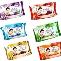 RBAJ_camieo Daily Cleansing Wipes with Vitamin E for Makeup Removal, Dermatologically Tested, Pack of 6, 150 Count, Multiple Fragrances-image-71