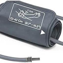 BOS MEDICARE SURGICAL Single Tube Normal Size Blood Pressure Machine Arm Cuff (22-42 Cm) Compatible With All Digital Bp Monitor, Grey-21