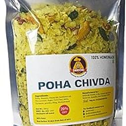Sattvik Shidori - Poha Chivda I Namkeen I Crunchy & Tasty I Green Chilly Flavour I Homemade I 400g-image-12