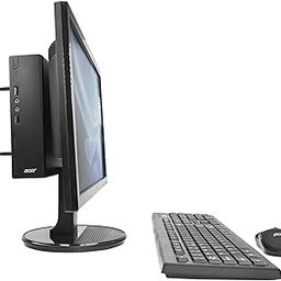 Acer Veriton E220 Mini PC Intel Celeron Quad N5105 (8GB DDR4 RAM/256GB SSD/Windows 11 Home/WiFi+BT) with Wired Keyboard & Mouse 19.5" Monitor with VGA and HDMI Ports - K202HQL-21