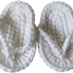 Infant Slippers Newborn Props for Baby Birthday Party Shoes Decor Mini 1Pair White-image-66