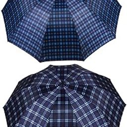 3 Fold Manual Sun & Rain Umbrella for Men & Women (Pack of 2)-image-3