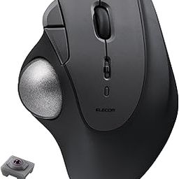 ELECOM Ergonomic Comfort Design Trackball IST Bluetooth 5.3, Smooth Tracking with Ruby Ball Bearing, 36mm Ball, Thumb control, Compatible for Windows, PC, Mac, iPadOS, and Android Black (M-IT10BRBK)-image-85