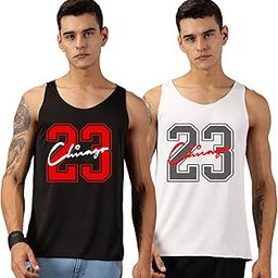 Regular Fit Printed Polyester Vest/Tank Top for Men (Pack of 2)-image-14