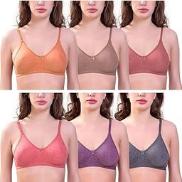 Premium Women's Non Padded Every Day Bra Multi-Pack-image-52