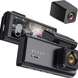 goBoult Cruisecam X3 Dashcam 2K+4MP & 1080p+2MP Recording | 3.7" Touch Screen | 145° Wide Angle | App Control | Night Vision | Supercapacitor | G-Sensor| Easy DIY Dual Dash Camera for Front and Rear-15