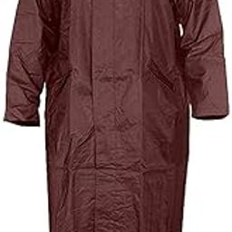 Women's Nylon Hooded Outdoor Waterproof Long Lightweight Waterproof Portable Raincoat Suit for Girls (Universal Free Size,Full Length)-picture-12