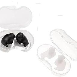 Multifunctional Ear Plugs for Swimming, Studying, Sleeping, Meditation, and Bathing – Noise-Canceling, Waterproof, Comfortable Ear Protection (2 Pair White and Black)-image-29