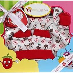 Mini Berry New Born Baby Gift Set in Red Color 6 PCs-24