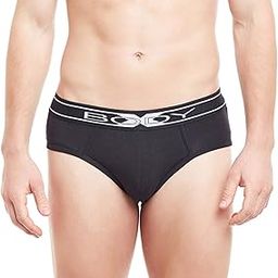 BODYX Solid Color Men's Briefs Black-picture-5