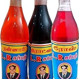 LR Nannari Sharbath 700ml | Natural & Refreshing Cool Drink | Beat the Heat with LR Nanari sarbath (Nannari + Grape + Rose Sarbath, 700ml + 700ml + 700ml)-image-2