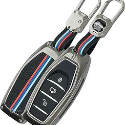 SHOPOFLUX Metal Key Cover Compatible with Mahindra XUV 500 Smart Key | Accessories-image-68