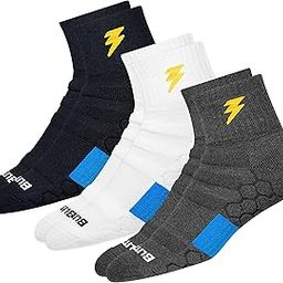 Hi-Tech Performance Sports Socks for Men (Badminton, Running, Gym & Indoor Training), Pack of 3-picture-12
