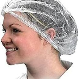 Stretchable White Caps (70pcs) Chef Caps | Chef Caps for Kitchen | Disposable Stretchable caps for Hygiene, Bouffant Caps,caps for for Salons, Spas-picture-13