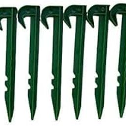 MERISHOPP 4x10Pcs/Set Plastic Garden Stakes Tent Pegs| Home Décor | Interior Decoration | Outdoor Décor-image-84