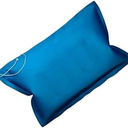 Inflatable Travel Pillow with Air Pump – Soft Portable Neck & Head Support Cushion for Sleeping, Camping, Car, Office & Outdoor Use | Air Pillow for Adults & Kids (Pack of 1) (Blue)-image-95