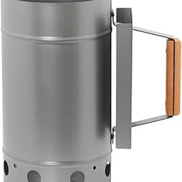UJEAVETTE BBQ Chimney Starter for Charcoal Grill and Barbecues for Outdoor BBQ Cooking Argent-image-16