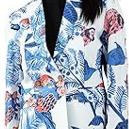 Women's Jaipur Cotton Blue Blazer-30