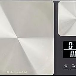 KitchenAid Dual Platform Digital Kitchen Scale, 11 pound capacity, Black-10