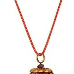 Natural 5 Face Rudraksha Pendant in Gold Polished Caps Lab Certified 5 Mukhi Rudraksha Locket, 5 Face Rudraksha Locket-16