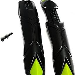 Bicycle Mudguard Plastic Fender Set - Front & Rear with Neon Green Caps & Mounting Clamp | Universal Fit | EXCEL (Grozo Model)-image-31