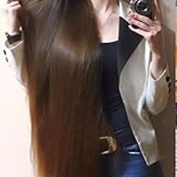 PRiMELOOK Ponytail 26 inch Hair Extensions - Straight | Easy HAIR-In Style |Toppers for Women Hair Topper Pieces for Women Full Silk Base Straight Hair for Thinning Color:Natural Brown-image-52