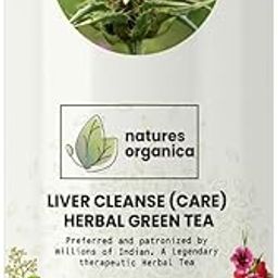 Natures Organica Liver Cleanse Tea|Liver Detox Tea|Liver Care Green Tea With Harad,Milk Thistle,Manjistha,Ashwagandha,Rose Petals,Pippali|Milk Thistle Tea 100Gm,Granules-image-74