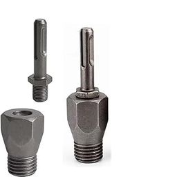 Uptodateproducts SDS-Plus Arbor Adapter Hammer Diamond Core Drill Bits Connecting Hammer Drill Bit Accessories (Round Shank)-11