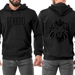 Cotton Blend Men's Cottonblend Hooded Neck Regular Fit Hoodie (Charcoalgrey_S)-image-38